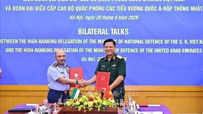 เวียดนามและสหรัฐอาหรับเอมิเรตส์ลงนามบันทึกความเข้าใจว่าด้วยความร่วมมือด้านอุตสาหกรรมป้องกันประเทศ