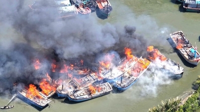Gia Lai presta asistencia de emergencia a 15 familias de pescadores cuyos barcos de pesca fueron destruidos por un incendio.