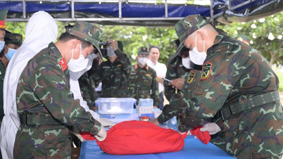 An Giang: Si stanno prelevando campioni di DNA per identificare i soldati caduti.