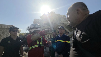 [Foto] Das Such- und Rettungsteam des vietnamesischen Ministeriums für öffentliche Sicherheit beginnt mit der Durchführung von Such- und Rettungsaktionen in Venezuela.