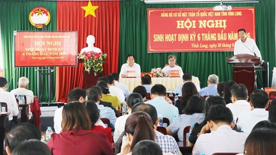 The Party Committee of the Vietnam Fatherland Front of the province held its regular meeting for the first six months of 2026.