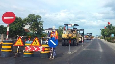 Réparations urgentes nécessaires sur la route nationale 1 traversant la province de Ha Tinh.