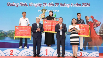 កៅបាំង ទទួលបានពានរង្វាន់ទង់ជ័យលេខបី សម្រាប់ការរួមចំណែករបស់ខ្លួនចំពោះរបាំបាឡេវៀតណាម។