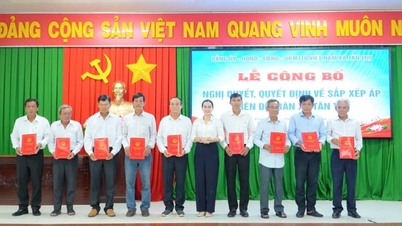 Nejnovější sloučení vesnic a sousedství v Tay Ninh (dříve Long An): Obec Tan Tru oznamuje jmenování nových vesnic, včetně starostů.