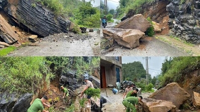 홍수 및 산사태에 대한 긴급 대응.