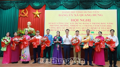 Comuna Quang Hung: În primele 6 luni ale anului, veniturile bugetare au atins aproape 151% din obiectivul provincial.