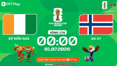 Pautan strim langsung untuk Ivory Coast vs Norway di VTV3 (00:00 pada 1 Julai, Pusingan 16, Piala Dunia 2026)