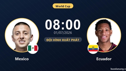 Messico-Ecuador in diretta: formazioni iniziali