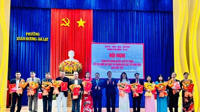 Xuan Huong - Da Lat menyusun semula struktur dan kakitangan 37 kumpulan kediaman.