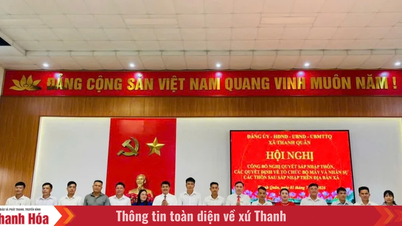 Huit nouveaux villages de la commune de Thanh Quan ont commencé leurs activités le 1er juillet.