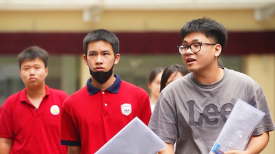 Ninh Binh leads in the high school graduation exam, Hanoi comes in second.