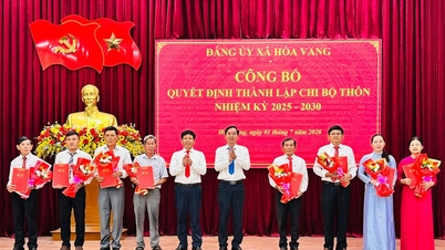Hoa Vang beldesi, yeniden yapılanmanın ardından 12 köyün idari yapısını yeniden düzenledi.