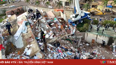 Chó nghiệp vụ của Việt Nam hỗ trợ tìm kiếm nạn nhân trong chung cư đổ sập ở Venezuela