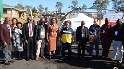 A WorldSkills África do Sul lança a Academia de Treinamento de Técnicos de Manutenção de Aeronaves.