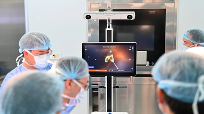 Ankündigung eines Fonds zur Unterstützung von Patienten, die sich einer roboterassistierten Operation unterziehen, mit einem Volumen von 280 Milliarden VND.