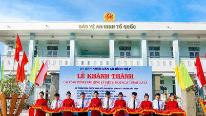 Xã Bình Hiệp khánh thành 5 công trình dân sinh chào mừng kỷ niệm 1 năm thành lập xã