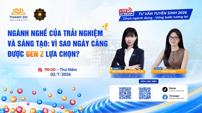 [ຊຸດຖ່າຍທອດສົດການຮັບນັກສຶກສາປີ 2026] ການເລືອກວິຊາເອກທີ່ເໝາະສົມ - ກ້າວໄປສູ່ອະນາຄົດຢ່າງໝັ້ນຄົງ #6: ອາຊີບທີ່ມີປະສົບການ ແລະ ຄວາມຄິດສ້າງສັນ - ເປັນຫຍັງພວກເຂົາຈຶ່ງເປັນທາງເລືອກທີ່ໄດ້ຮັບຄວາມນິຍົມເພີ່ມຂຶ້ນໃນບັນດາຄົນລຸ້ນ Z?