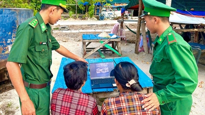 กองกำลังรักษาชายแดนอันเกียงเร่งดำเนินการด้านดิจิทัลในการรณรงค์สร้างความตระหนักรู้ด้านกฎหมาย