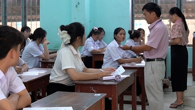 Der Jahrgangsbeste bei der Abiturprüfung 2026 in Quang Ngai erzielte 37,25 Punkte.