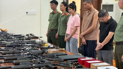 Policie v Quang Tri rozbila rozsáhlou síť vyrábějící a obchodující s vojenskými zbraněmi.