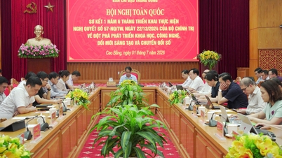 Persidangan Kebangsaan yang meringkaskan 1 tahun 6 bulan pelaksanaan Resolusi No. 57 Politburo - Akhbar Dalam Talian Cao Bang