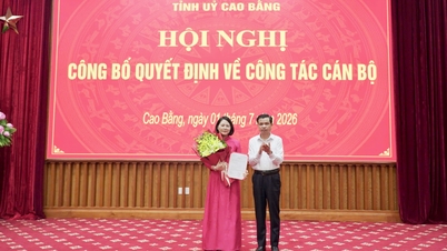 Hội nghị công bố quyết định của Ban Thường vụ Tỉnh ủy về công tác cán bộ - Báo Cao Bằng điện tử