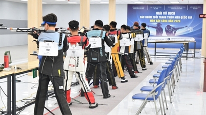 Cerimônia de abertura do Campeonato Nacional de Tiro para Jovens de 2026 para todas as faixas etárias.