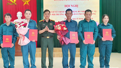 Quang Ninh: O Comando Militar do Distrito de Ha Long anuncia decisões sobre assuntos de pessoal.
