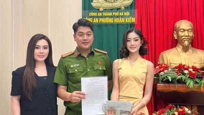 Yeni Bayan Soe Myintzu Lwin, Hanoi Şehir Polisi'nden hoş bir sürprizle karşılaştı.