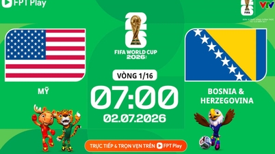 Link do transmisji na żywo meczu USA – Bośnia i Hercegowina na kanale VTV3 (7:00 rano, 2 lipca, 1/8 finału Mistrzostw Świata 2026)