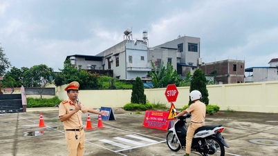 Thái Nguyên: Đào tạo kỹ năng lái xe mô tô, xe gắn máy an toàn cho 300 cán bộ tại phường Bá Xuyên
