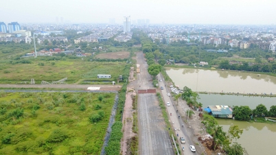 Het uitbreidingsproject van snelweg 70 in Hanoi: een project met een budget van 3.300 miljard VND en een verwachte opleveringsdatum in 2026.