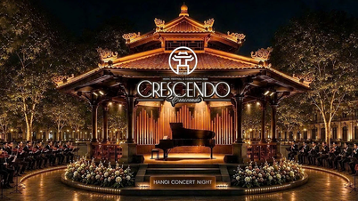 Artistas vietnamitas e internacionales se reunieron para un concierto especial a orillas del lago Hoan Kiem.