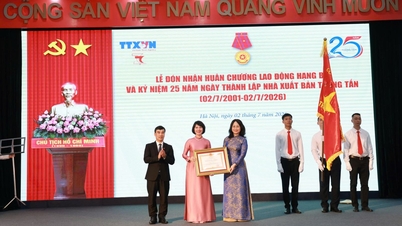 Der Verlag der vietnamesischen Nachrichtenagentur erhält die Arbeitsmedaille dritter Klasse.