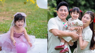 Putri Thanh Truc dan Chau Khai Phong yang menggemaskan, berusia 2 tahun.