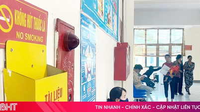Menciptakan lingkungan bebas asap rokok di Pusat Medis Huong Khe.