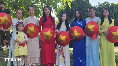 Komunitas Vietnam berpartisipasi dengan antusias dalam festival kelompok etnis di Italia.