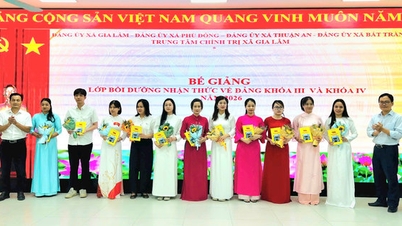 Certificates were awarded to 255 trainees from 4 communes who participated in the Party awareness training course.
