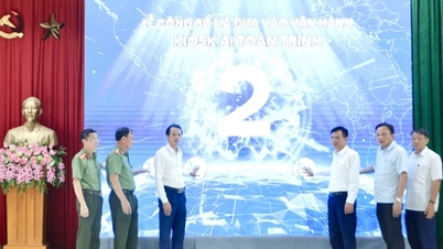 Thanh Hoa: Lansarea unui chioșc cu inteligență artificială cu servicii complete pentru cetățeni.