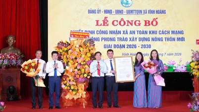 Quảng Trị: Vĩnh Hoàng được công nhận là xã An toàn khu trong thời kỳ kháng chiến