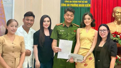 Miss World Culture takker vietnamesisk politi efter at have fundet mistede ejendele.