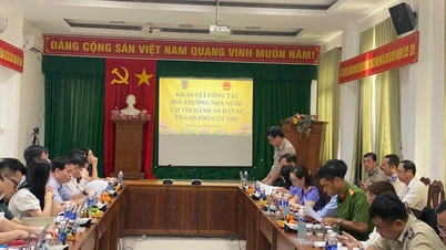Bộ Tư pháp phối hợp với Ủy Ban Pháp luật và Tư pháp của Quốc hội khảo sát việc thực hiện công tác bồi thường nhà nước tại Tòa án nhân dân thành phố, Viện kiểm sát nhân dân thành phố, Công an thành phố, cơ quan Thi hành án dân sự thành phố Cần Thơ.