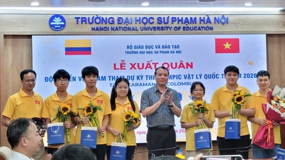 Bac Ninh سپیشلائزڈ ہائی سکول کے طلباء 2026 انٹرنیشنل فزکس اولمپیاڈ میں شرکت کے لیے روانہ ہوں گے۔