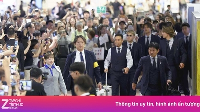 A sea of ​​people welcomed the Japanese national team back home.