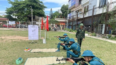 De wijk Duong Noi bouwt vanuit de basis een solide nationale defensiepositie op.