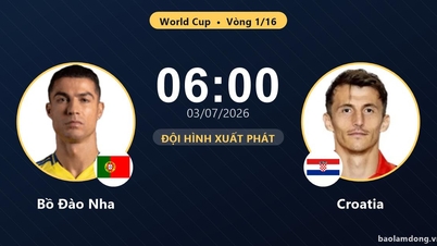 Startende lagoppstilling: Portugal mot Kroatia