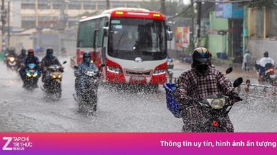 Previsioni meteo per il Vietnam meridionale per oggi, 3 luglio: sono previste piogge da moderate a forti in molte zone.
