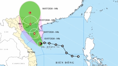 Taifun Nr. 1 hat sich offiziell gebildet und steuert auf die Küstengebiete von Quang Ninh und Hai Phong zu.