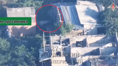 Russische Truppen rückten aus mehreren Richtungen in Konstantinovka vor.