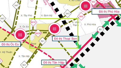 A província de An Giang aprova o novo projeto de planejamento urbano de Thoai Son, que abrange quase 7.000 hectares.